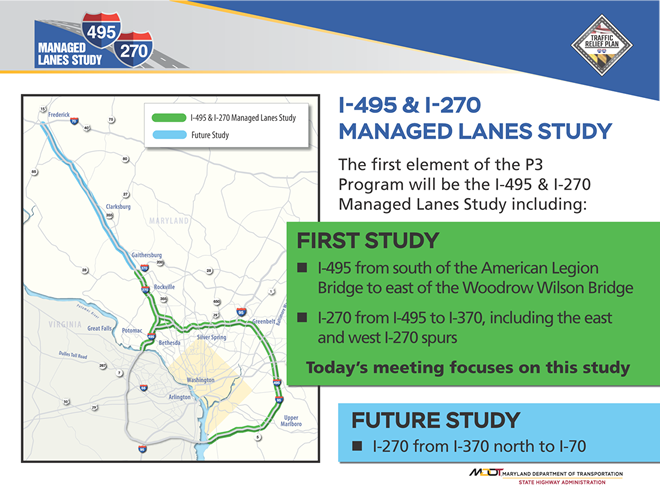 I-495 & I-270 Managed Lanes Study