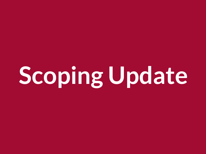 Scoping Update