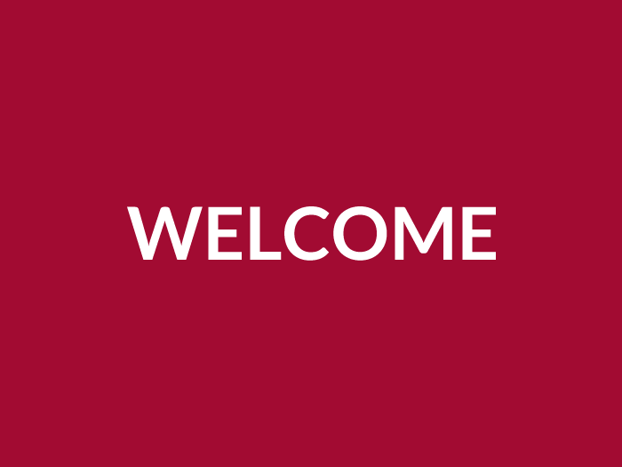 WELCOME